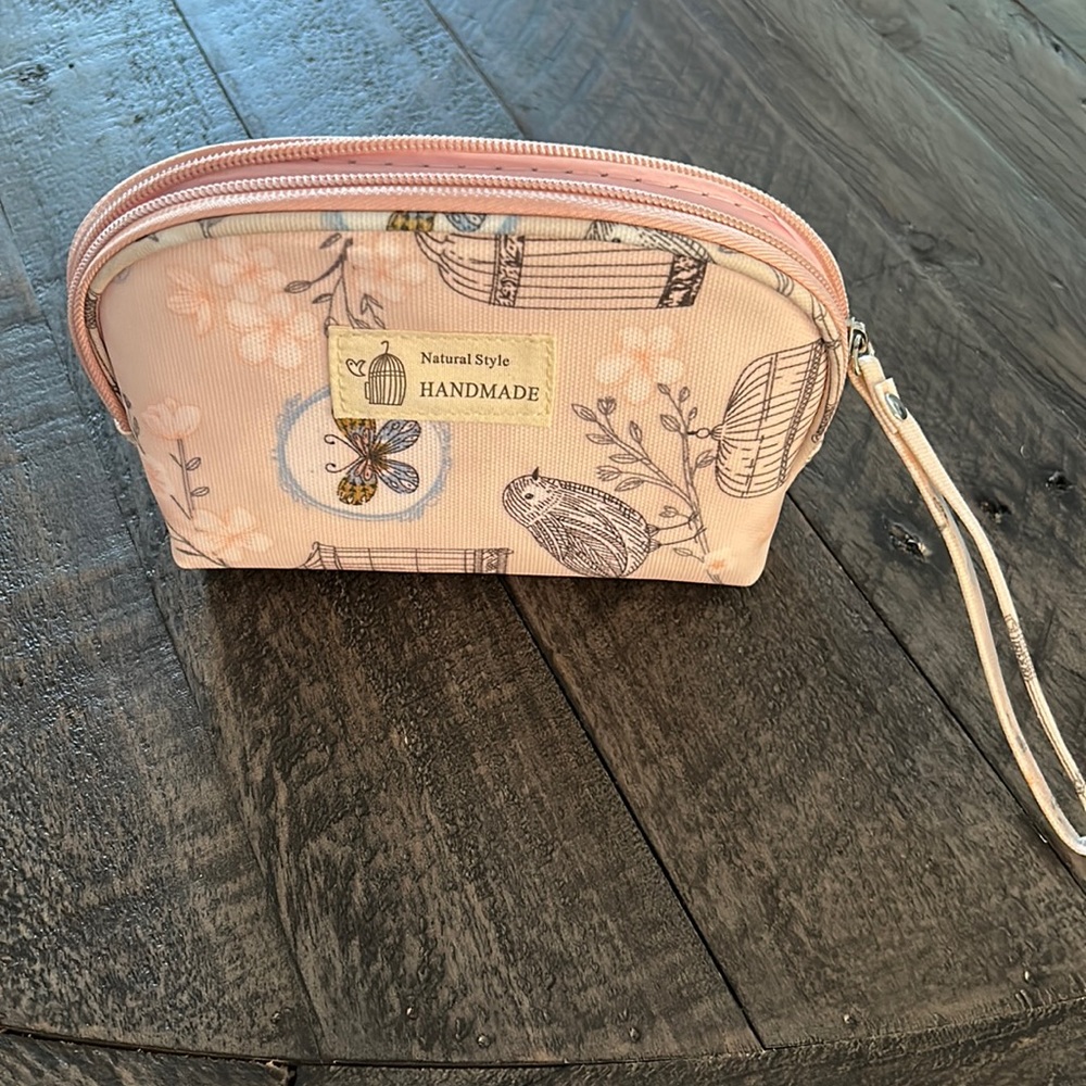 Make up bag by Natural Style-Handmade. 7.5”x5.5”x2.5” Bundle to Save